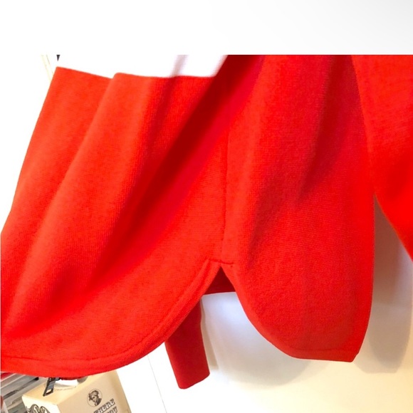 New! Jil Sander Red Zip Up Jacket - Picture 4 of 5